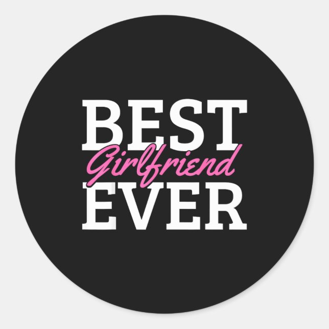 Sticker Rond Friend Of All Time  (Devant)