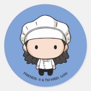 Sticker Rond FRIENDS™ Monica Chibi