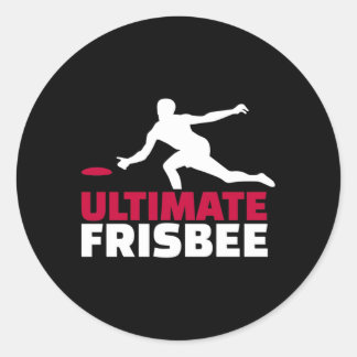 Sticker Rond Frisbee ultime