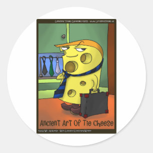 Sticker Rond fromage cravate déc grand 2222222222222