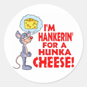 Sticker Rond Fromage Hunka