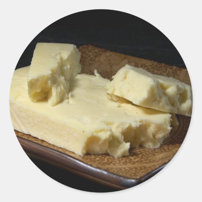 Sticker Rond Fromage Wensleydale (Devant)