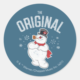 Sticker Rond Frosty the Snowman™ L'original