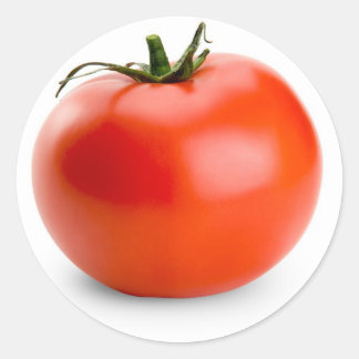 Sticker Rond fruit du jardin de tomates
