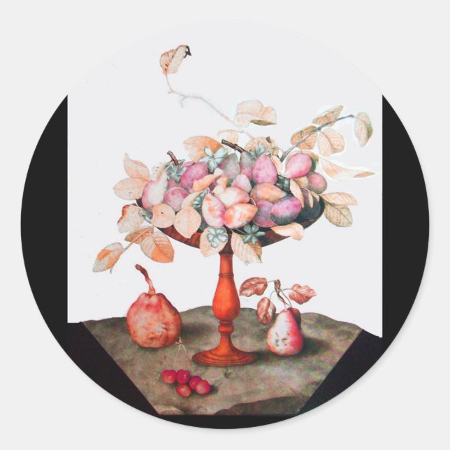 STICKER ROND FRUITS DE SAISON 5 (Devant)