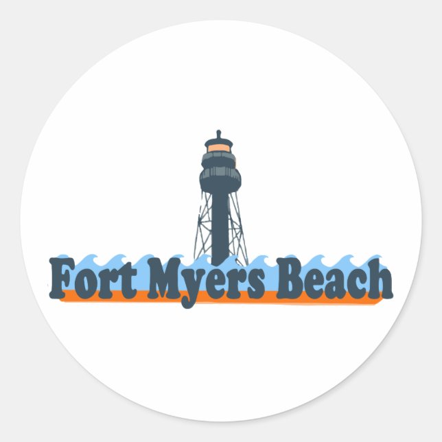 Sticker Rond Ft. Myers. (Devant)