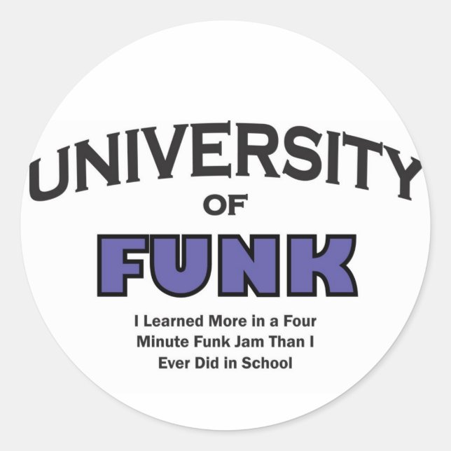 Sticker Rond funk (Devant)
