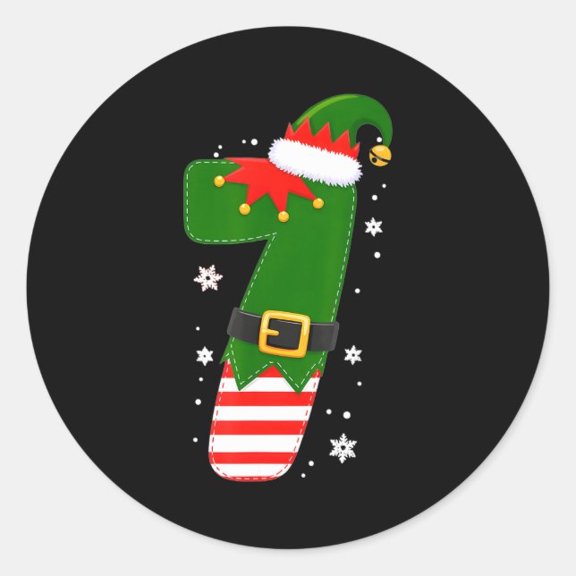 Sticker Rond Funny 67 Six Seven Meme Couple Matching Christmas  (Devant)