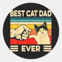 Funny Best Cat Dad Ever Cat Daddy Father Day Gift