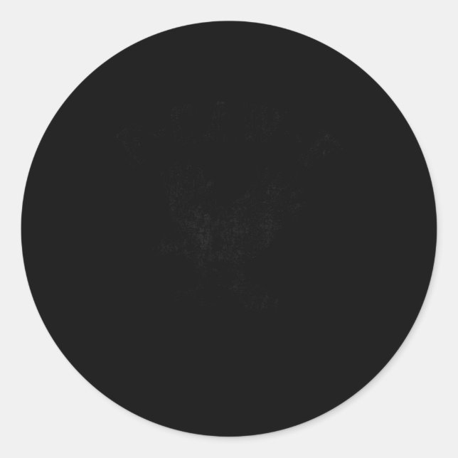 Sticker Rond Funny F Caw F Crow  (Devant)