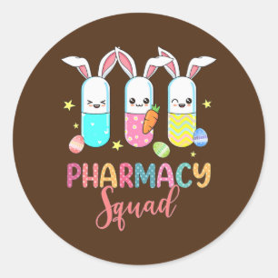 Sticker Rond Funny Pills
