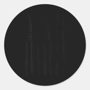 Sticker Rond Funny Qr Trump Dancing Dance Code (sur le dos)