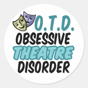 Sticker Rond Funny Theatre