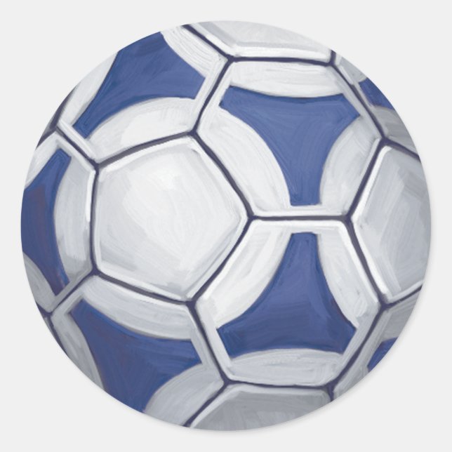 Sticker Rond Futbal (Devant)