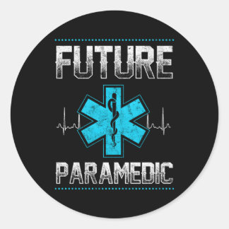 Sticker Rond Futur étudiant paramédical