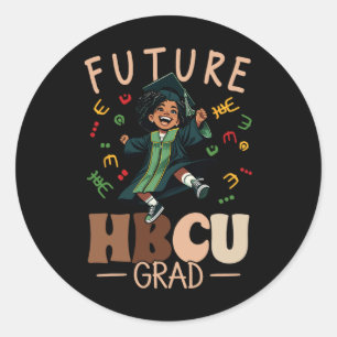 Sticker Rond Futur Hbcu Grad History Black Graduation Hbcu