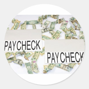 Sticker Rond Gagner à payer