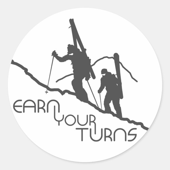 Sticker Rond Gagnez vos tours (Devant)