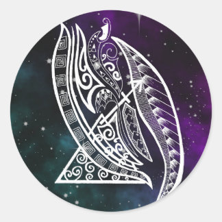 Sticker Rond Galaxie zodiaque du Sagittaire