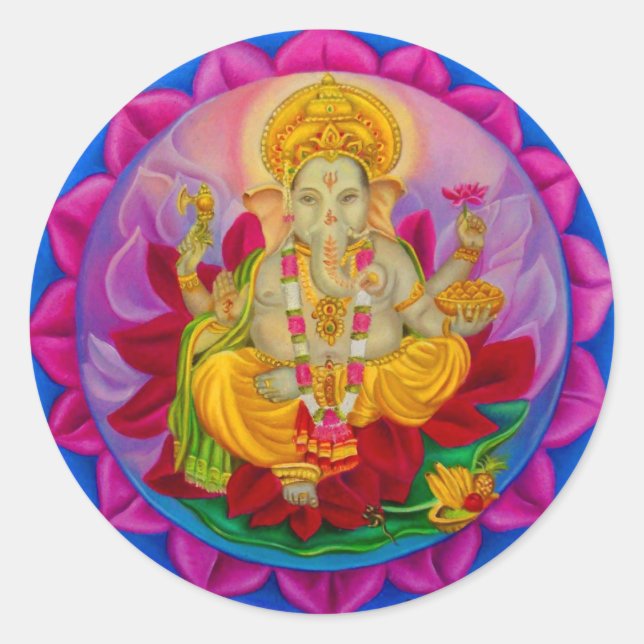 Sticker Rond Ganesh (Devant)