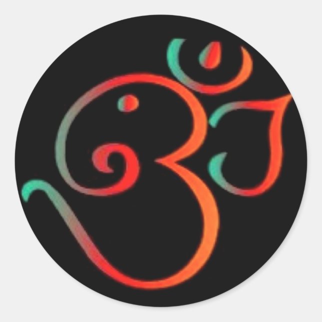 Sticker Rond Ganesh Om (Devant)