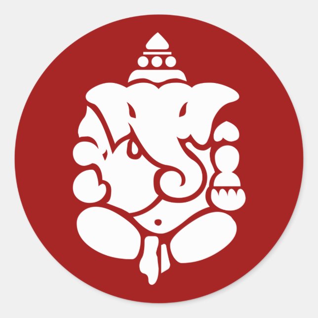Sticker Rond Ganesha (Devant)
