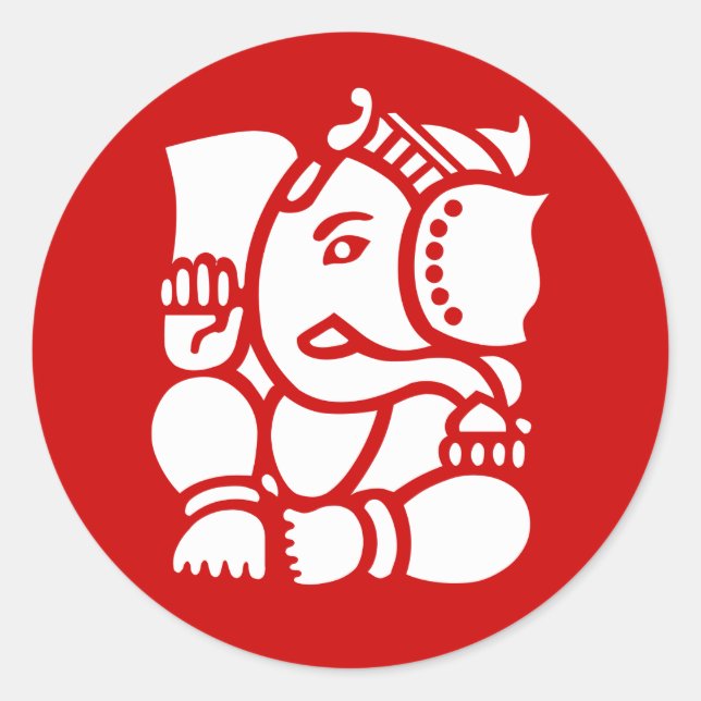 Sticker Rond Ganesha (Devant)