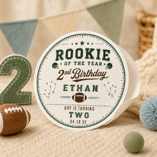 Sticker Rond Garçon de 2 ans pour son deuxième anniversaire, re