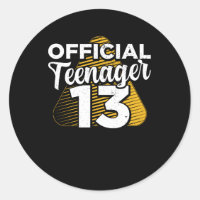 Garçons 13e anniversaire Adolescent officiel