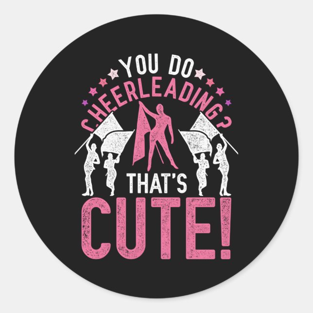 Sticker Rond Garde-couleur (Devant)