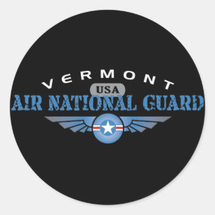 Sticker Rond Garde nationale aérienne du Vermont