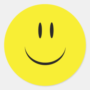 Sticker Rond Gardez le sourire santé bien-être