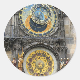 Sticker Rond Gardien d'autocollant de temps