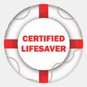 Sticker Rond Gareautrain certifié Lake