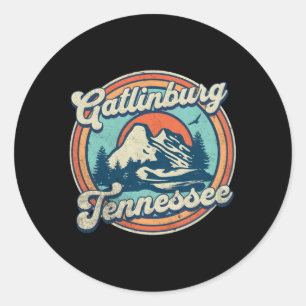 Sticker Rond Gatlinburg