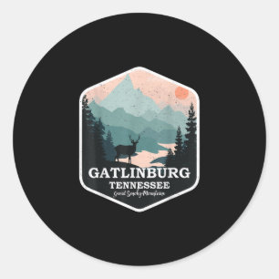 Sticker Rond Gatlinburg Tennessee Great Smoky Mountains Hiking