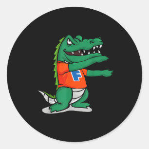 Sticker Rond Gator Chomp Gator Garçons Restez Hot