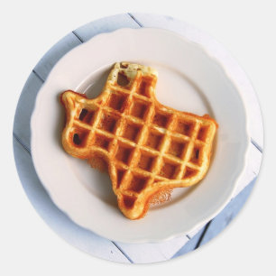 Sticker Rond gaufre texane