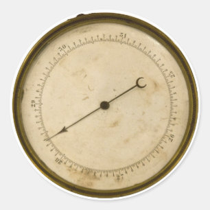 Sticker Rond Gauge de Steampunk