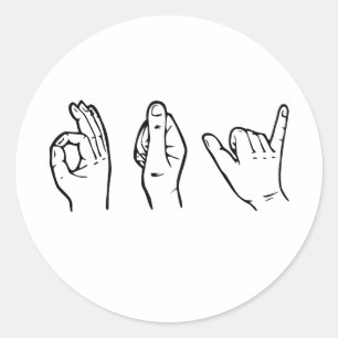 Sticker Rond GAY EN LANGUE SIGNE -.png