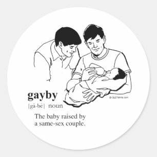 Sticker Rond GAYBY (Gay)