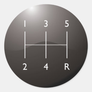 Sticker Rond Gear Shifter