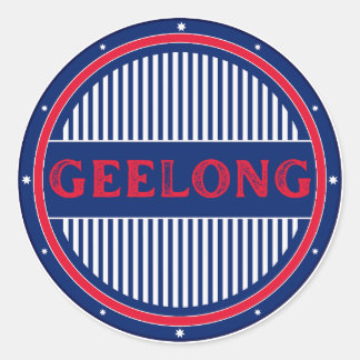 Sticker Rond Geelong City Pride Emblem – Australian Identity