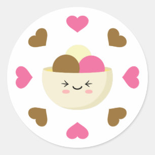 Sticker Rond Gel du cerveau