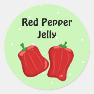 Sticker Rond Gelée de piment rouge