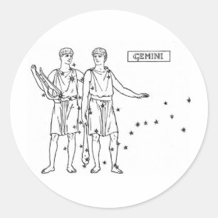 Sticker Rond Gemini