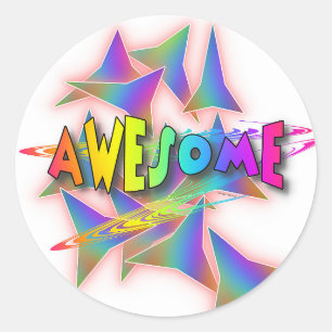 STICKER ROND GÉNIAL !