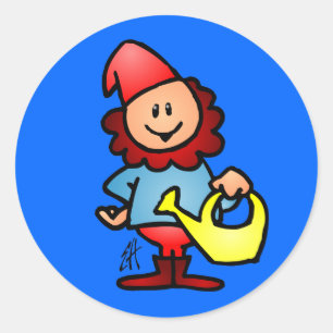 Sticker Rond Génome du jardin