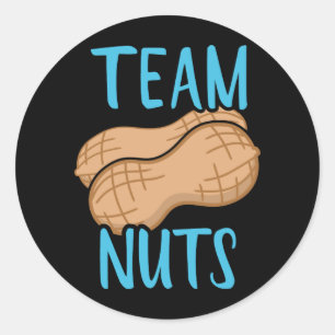 Sticker Rond Genre révéler équipe noix garçon jumelé béb