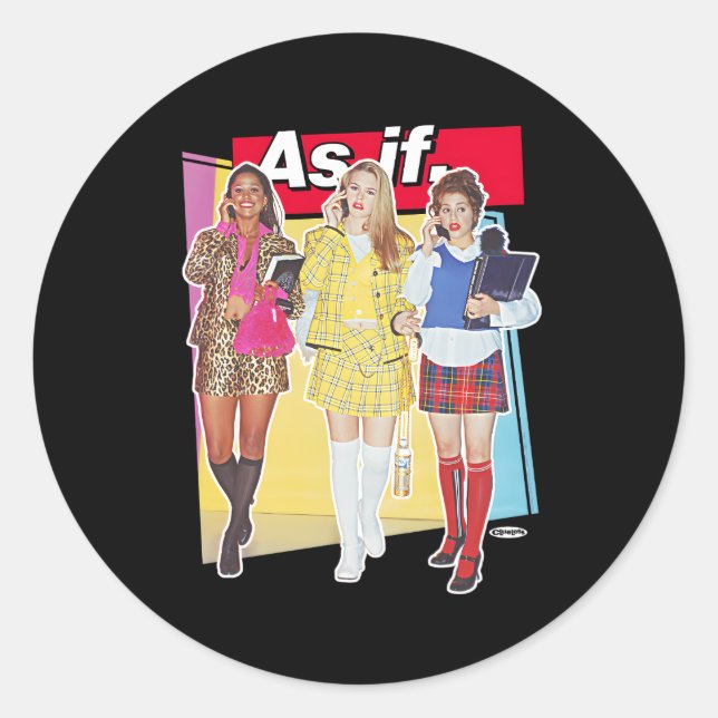 Sticker Rond Géométrique en cluster (Devant)